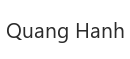 Quang Hanh